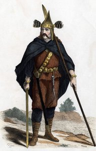 Warrior, period of bronze weapons - in 