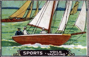 Water sport: sailing by Unknown Artist