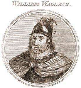 William Wallace. Scottish Chief 1270-1305. Engraving 19th Century