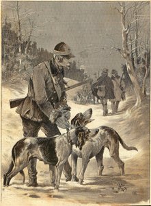 Wood hunting after the watercolour of Gide by Unknown artist