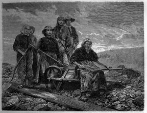 Workers in the mines of Creusot, Saone and Loire