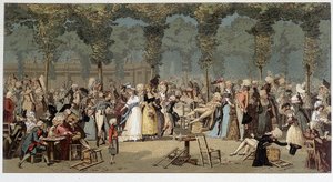 World Walk Through the Gardens of the Royal Palace, Late 18th Century by Unknown artist
