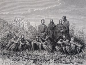 Zulu Cafres (Ring-Kop tribe) by Unknown artist
