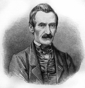 Portrait of Alexandre Calame, Swiss painter and engraver by Unknown artist