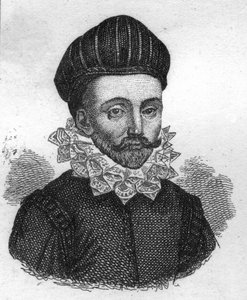 Portrait of François Gaucher, dit Scevole de Saint Marthe, French Writer of the 16th Century. Engraving of 1835 by Unknown artist