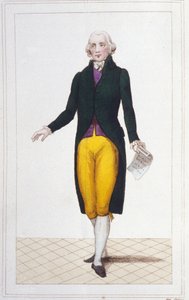 Portrait of Jean Marie Roland de La Platière, French politician (1734-1793) (engraving of 1830) by Unknown artist