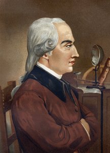 Portrait of Joseph Black. Scottish physicist and chemist.
