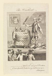 The Waistcoat (Caricature on the Fashion of Waistcoats) by Unknown, English