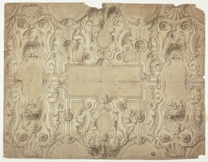 Design for a Ceiling Decoration by Unknown Italian