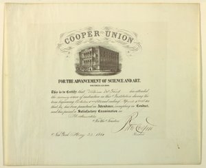 Certificate, May 22, 1861 by Unknown artistUnknown artist
