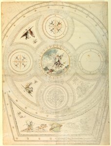Ceiling Decoration, Teatro Valle, Rome, 1821 by Unknown artistUnknown artist