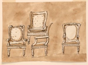 Chairs, 1780–90 by Unknown artistUnknown artist