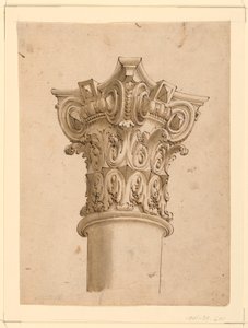 Corner View of Composite Capital, 1625–1650 by Unknown artistUnknown artist