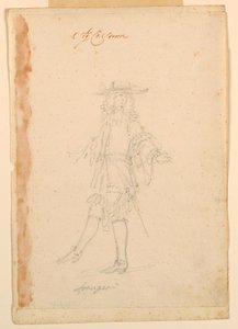 Costume Design: A Frenchman for a Ballet, ca. 1790 by Unknown artistUnknown artist