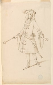 Costume Design: A Nobleman, King, or Prince for a Ballet, ca. 1720