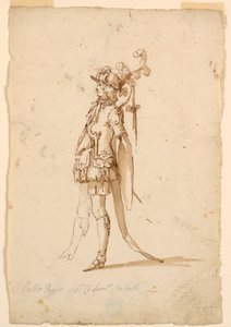Costume Design: A Page for a Ballet, ca. 1720 by Unknown artistUnknown artist