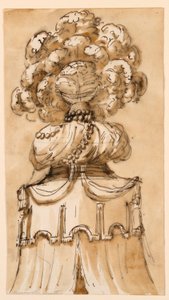 Drawing, Cresting of a Canopy, ca. 1790 by Unknown artistUnknown artist