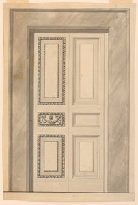 Decoration of a folding door, ca. 1780 by Unknown artistUnknown artist