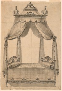 Design for a Bed, ca. 1785 by Unknown artistUnknown artist