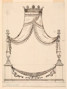 Design for a Bed, ca. 1800 by Unknown artistUnknown artist