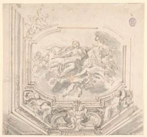 Design for a Ceiling, 18th century by Unknown artistUnknown artist