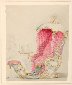 Design for a Chaise Lounge, ca. 1810 by Unknown artistUnknown artist