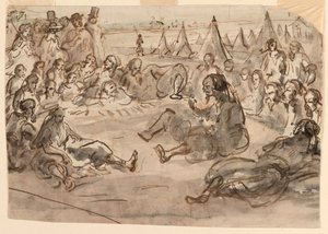 Zouaves in the Camp of St. Maur, 1859 by Unknown artistUnknown artist
