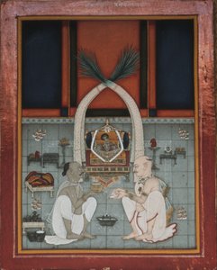 Maharao Kishor Singh of Kota Celebrating a Religious Festival by Unknown artistUnknown artist
