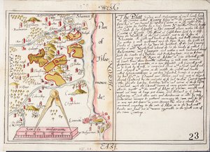 16th century map of county Limerick, Ireland