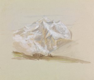 A Chalet in the Mountains by Unknown artist