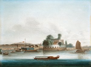 A Fort on the Canton River by Unknown artist
