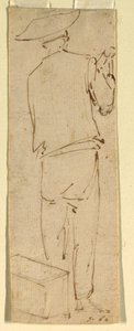 A Man with Tongs