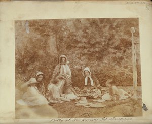 A Picnic Group by Unknown artist