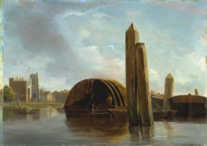 A View of Lambeth by Unknown artist