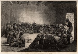 A meal at the Turkomans