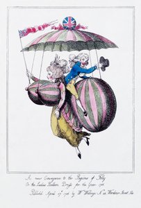 A New Conveyance in the Regions of Folly, or the Ladies Balloon Dress for the Year 1786