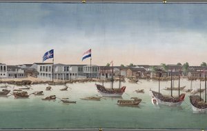 A View of Canton by Unknown artist