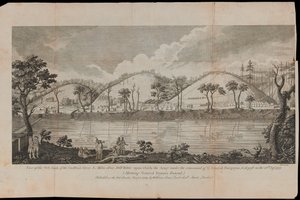 A view of the River Hudson near Stillwater, upstate New York by Unknown artist