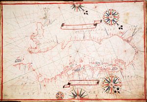 Adriatic chart by Unknown artist