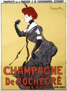 Advertising poster for Champagne de Rochegre - by Leonetto Cappiello (1875-1942), late 19th century by Unknown artist