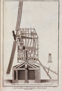 Agricultural economy: windmill - in Encyclopedie by Diderot et d