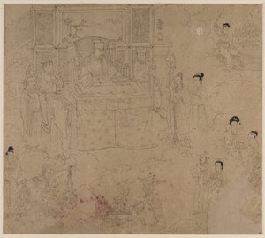 Album of Daoist and Buddhist Themes: Kings of Hells: Leaf 28 by Unknown artist