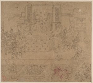 Album of Daoist and Buddhist Themes: Kings of Hells: Leaf 30 by Unknown artist