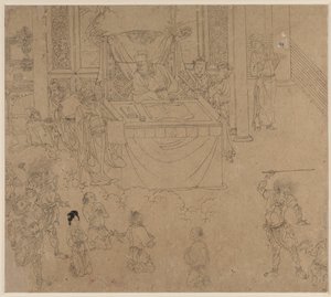 Album of Daoist and Buddhist Themes: Kings of Hells: Leaf 35 by Unknown artist