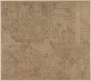 Album of Daoist and Buddhist Themes: Kings of Hells: Leaf 40 by Unknown artist