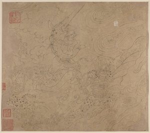 Album of Daoist and Buddhist Themes: Search the Mountain: Leaf 50