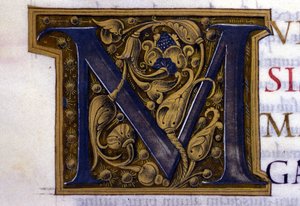Alphabet: miniaturized letter M