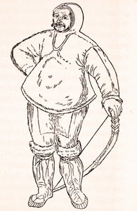 An Eskimo (from a Watercolour Drawing by John White) by Unknown artist
