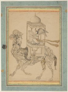 Angel (Peri) Riding a Composite Camel