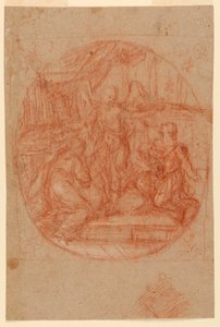 Angel Crowning a Couple by Unknown artist